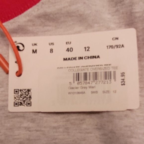 NWT Superdry Collegiate Oversize Shirt - Picture 4 of 4